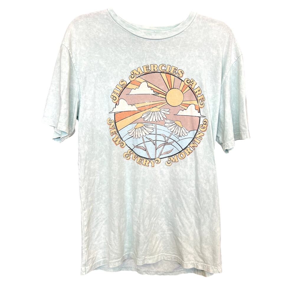 Lotus Fashion "His Mercies" Graphic Tee Size Medium